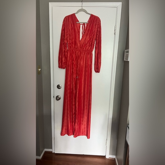 Lilly’s Kloset Orange Jumpsuit - Picture 2 of 3